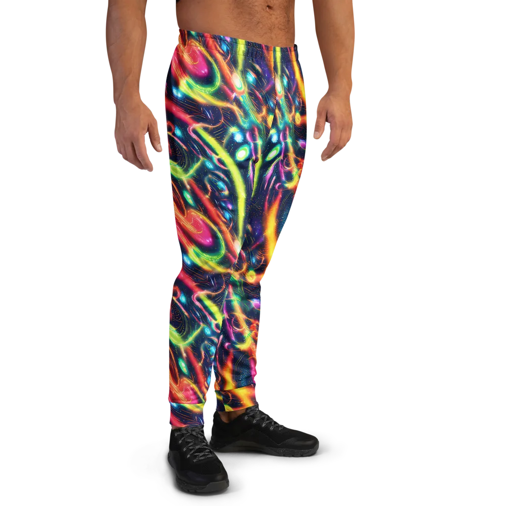 Plasma Playground on Men's Joggers — Right
