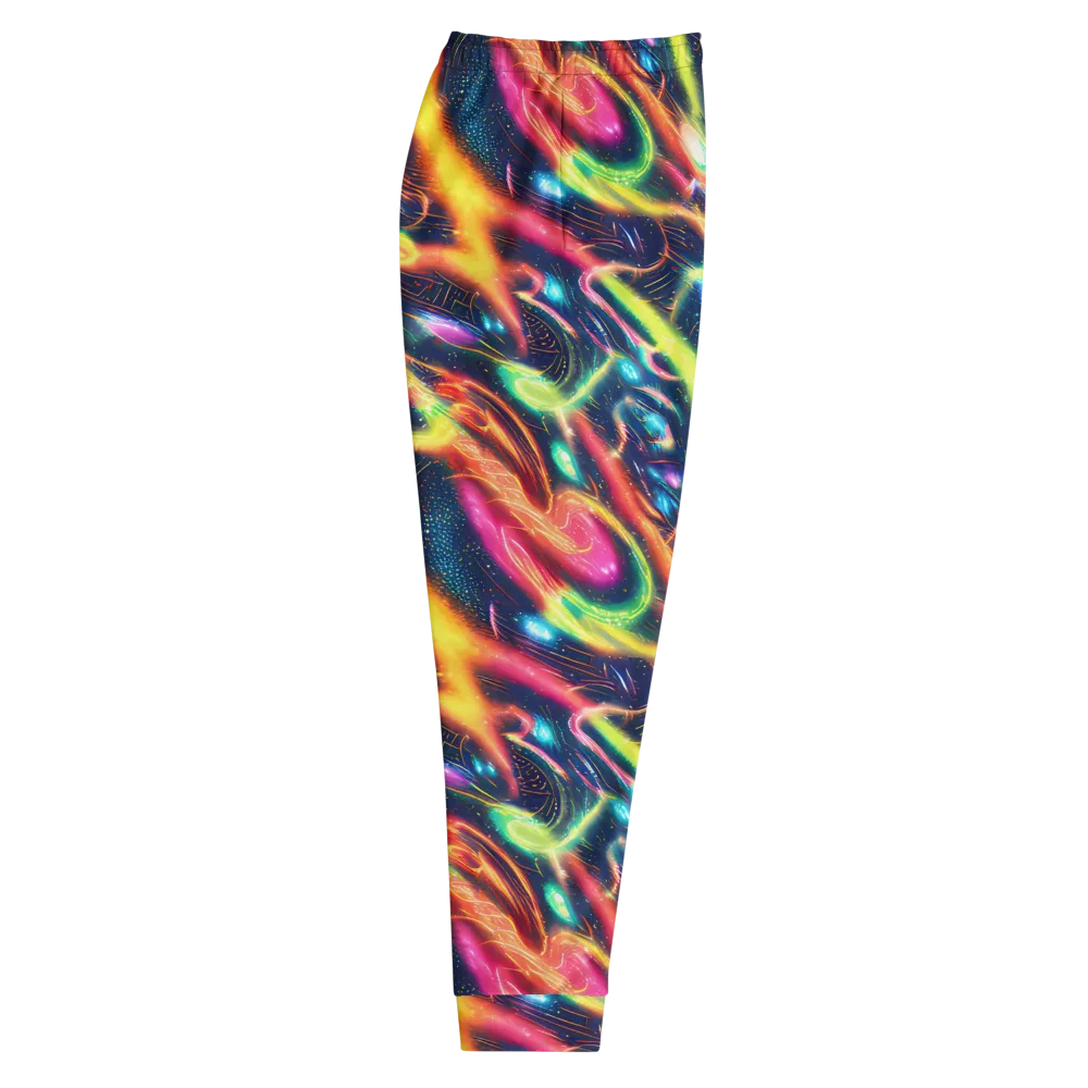 Plasma Playground on Men's Joggers — Right