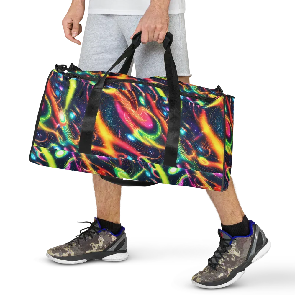 Plasma Playground on Duffle Bag — Front