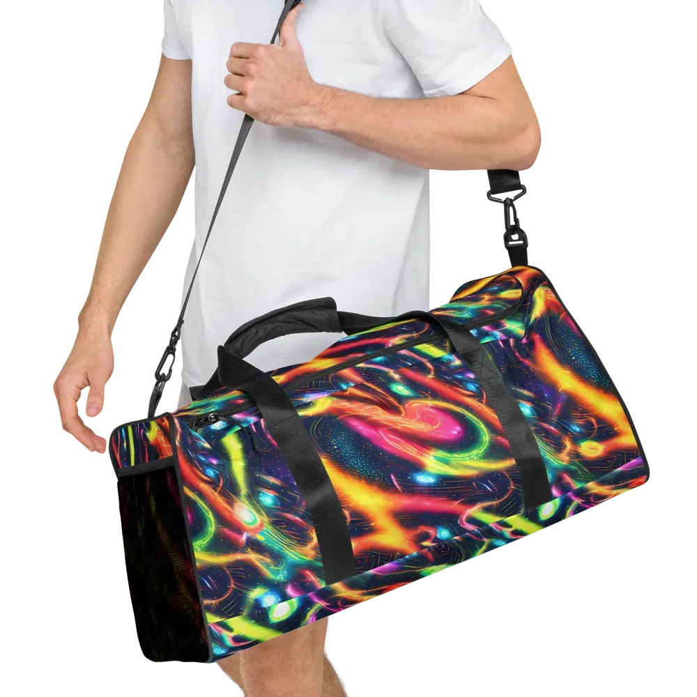 Plasma Playground on Duffle Bag — Right Front