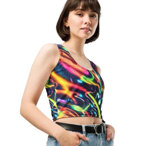 Plasma Playground on a Crop Top