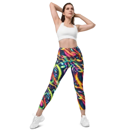 Plasma Playground on a Leggings with Pockets