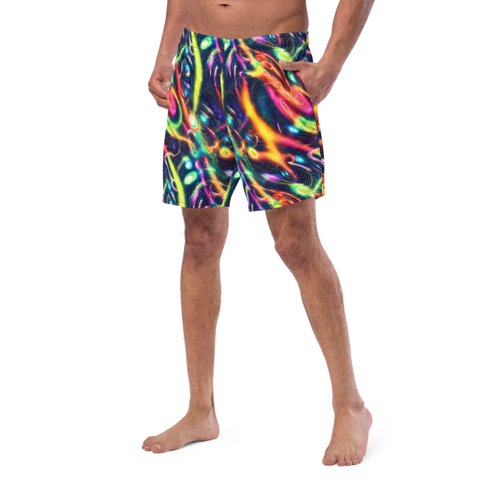 Plasma Playground on Swim Trunks — Left Front