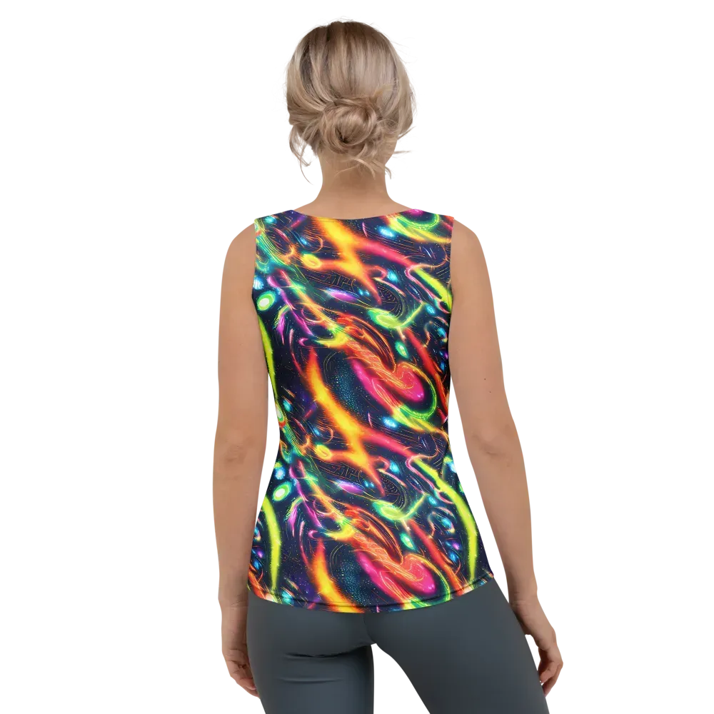 Plasma Playground on Women's Tank Top — Back