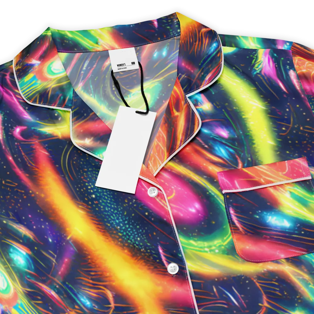 Plasma Playground on Women's Short Sleeve Pajama Top — Product details