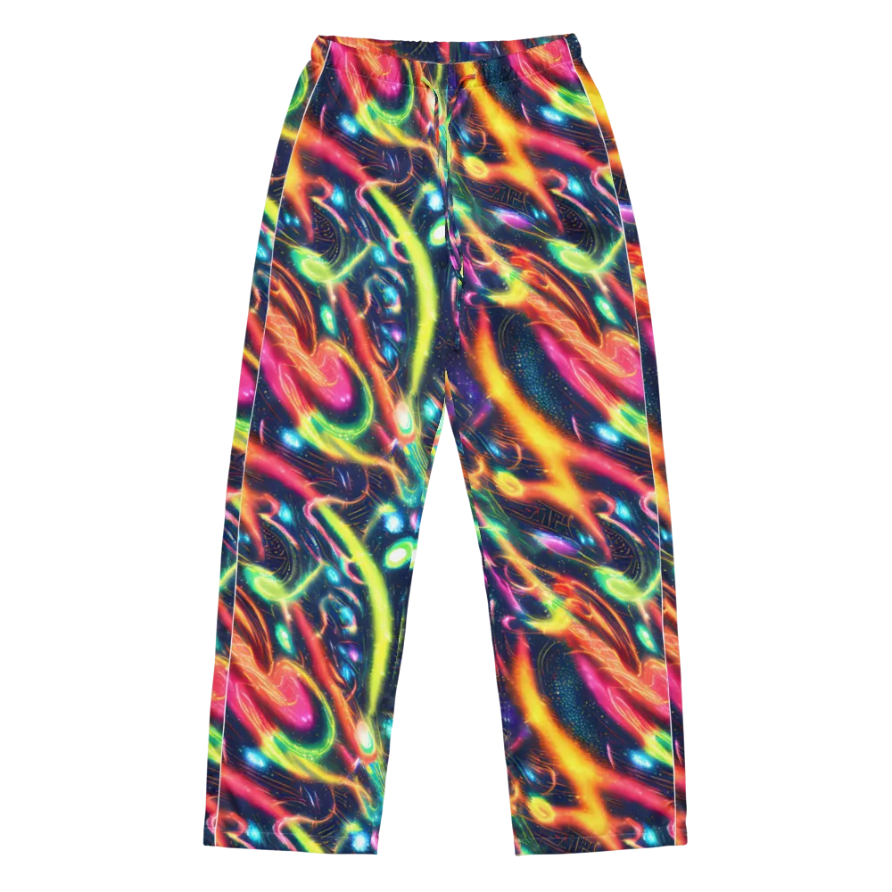 Plasma Playground on Women's Pajama Pants — Front