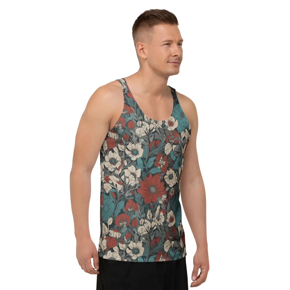 Crimson Conservatory on Men's Tank Top — Right Front