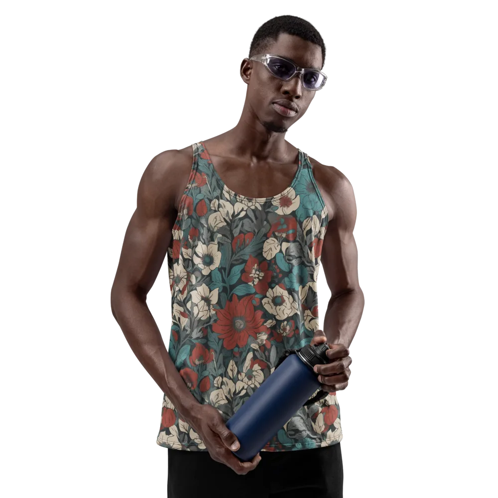Crimson Conservatory on Men's Tank Top — Front