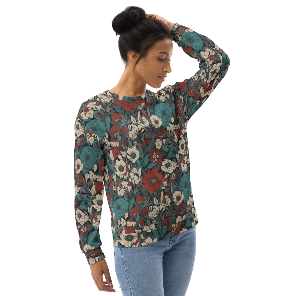 Crimson Conservatory on Sweatshirt — Right Front