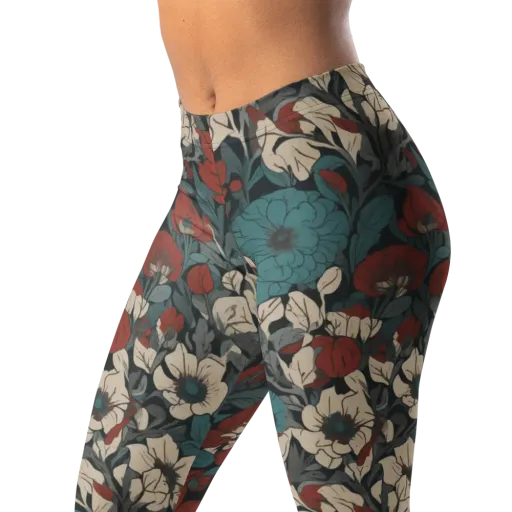 Crimson Conservatory on a Leggings