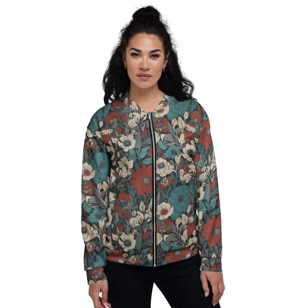 Crimson Conservatory on Bomber Jacket — Front