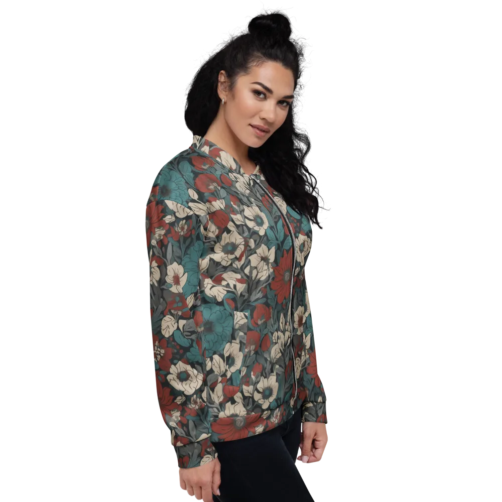 Crimson Conservatory on Bomber Jacket — Right