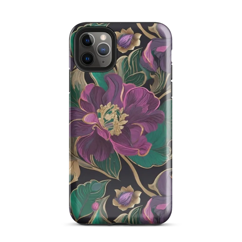Amethyst Brocade on Tough Case for iPhone® — Front