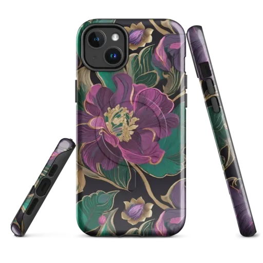 Amethyst Brocade on a MagSafe Tough Case for iPhone®