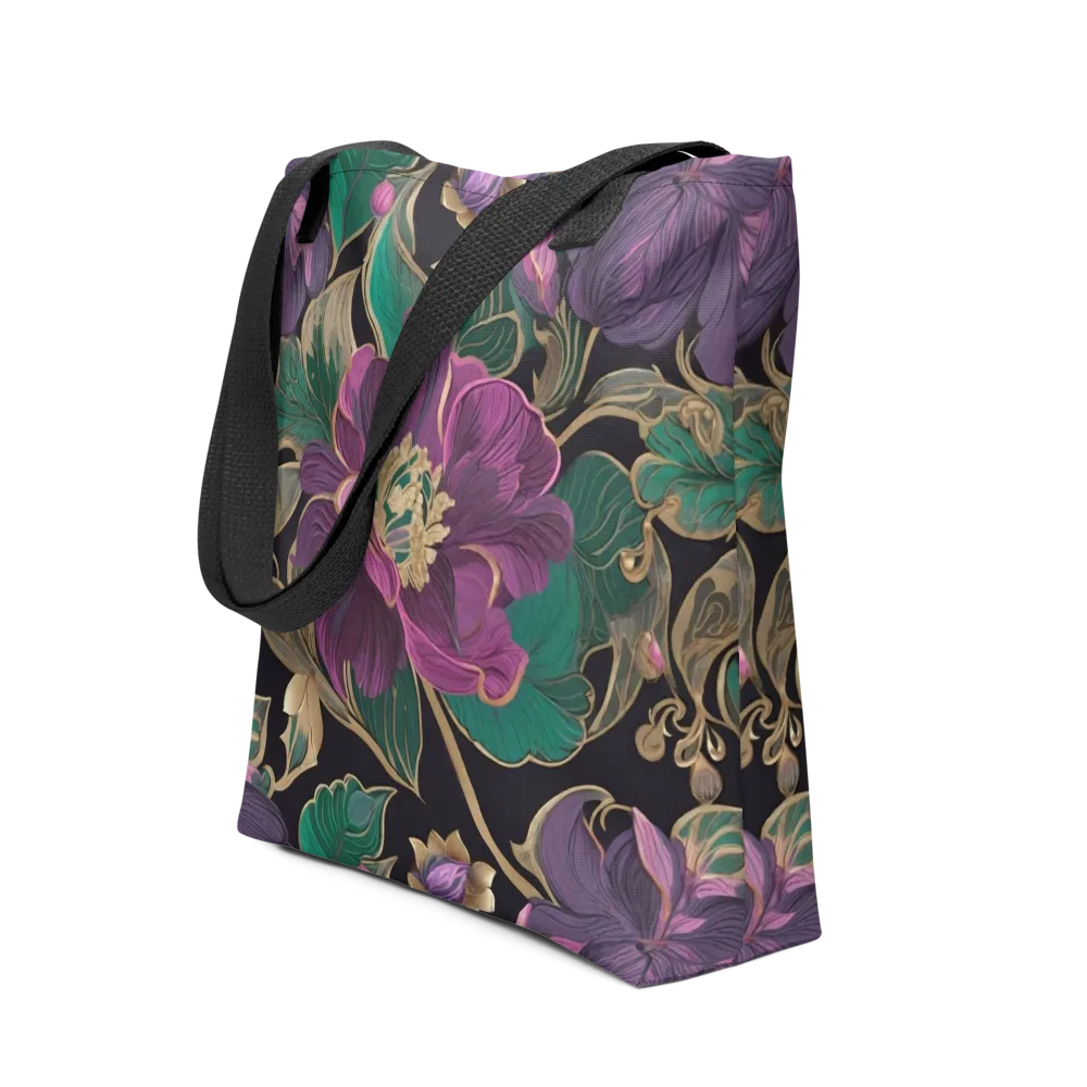 Amethyst Brocade on Tote Bag — Front