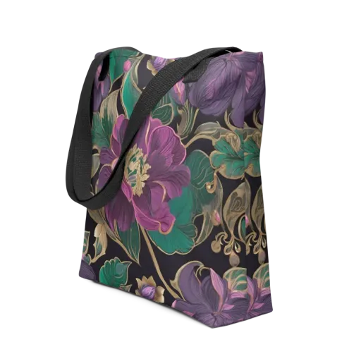Amethyst Brocade on a Tote Bag