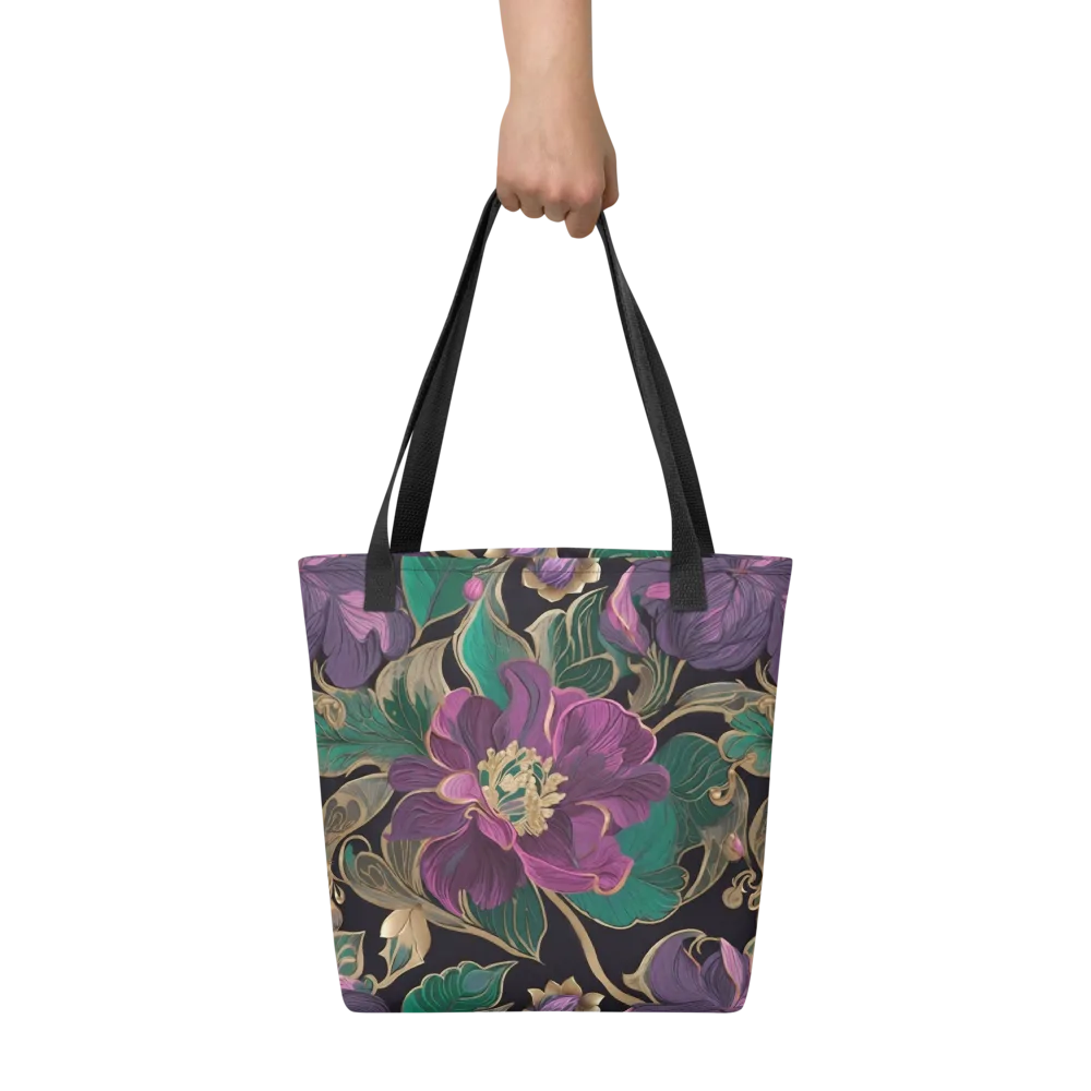 Amethyst Brocade on Tote Bag — Front