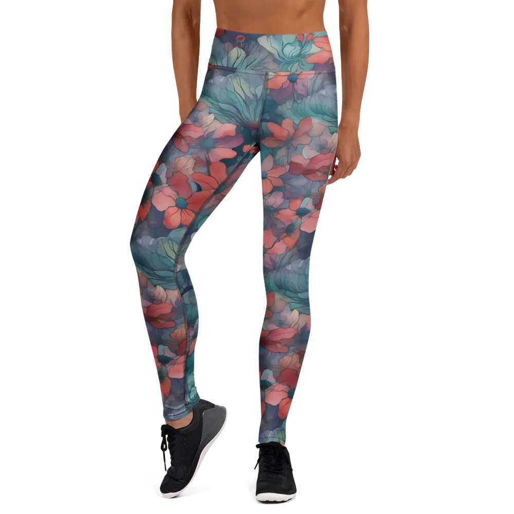Velvet Botanica on Yoga Leggings — Front