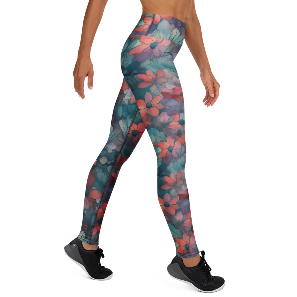 Velvet Botanica on Yoga Leggings — Right