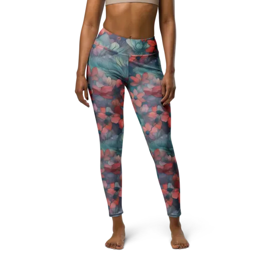 Velvet Botanica on a Yoga Leggings