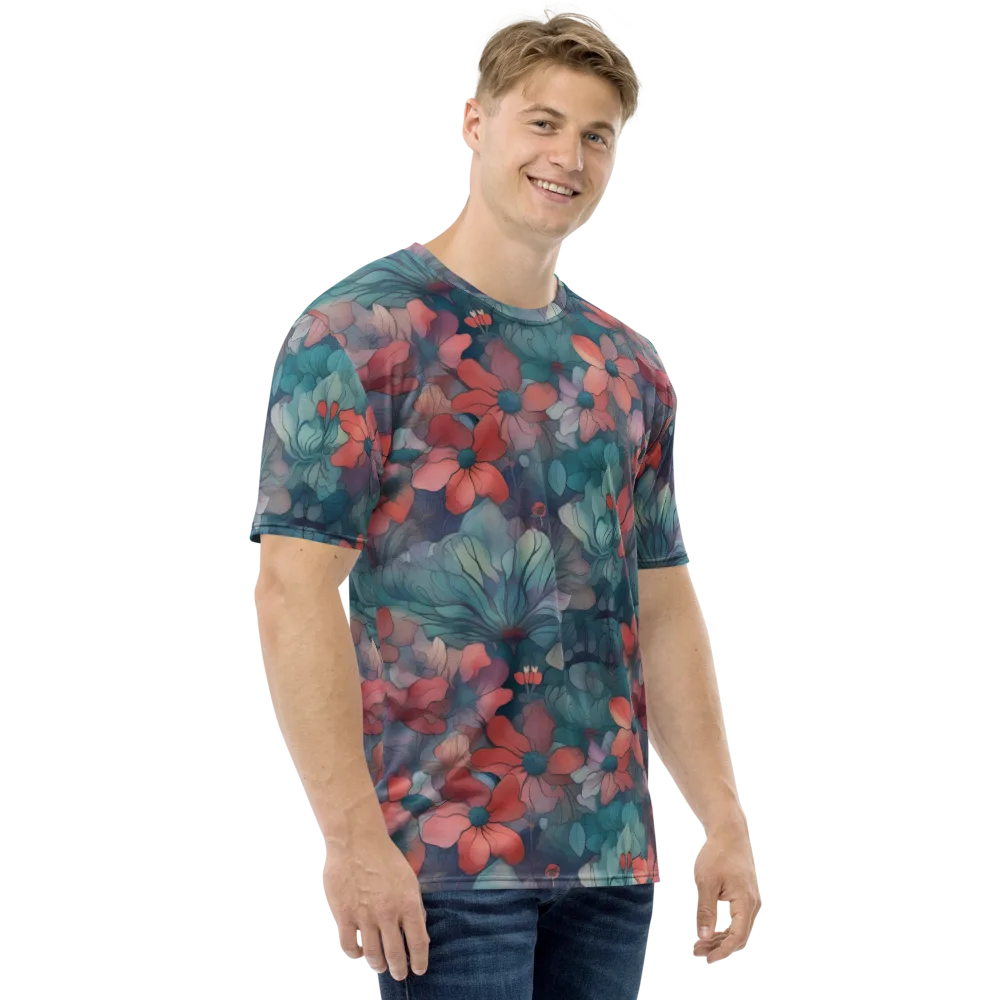 Velvet Botanica on Men's Crew Neck T-Shirt — Right