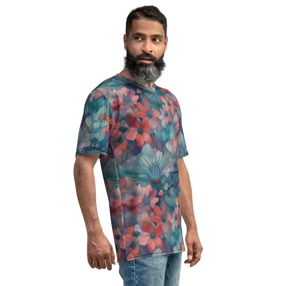 Velvet Botanica on Men's Crew Neck T-Shirt — Right