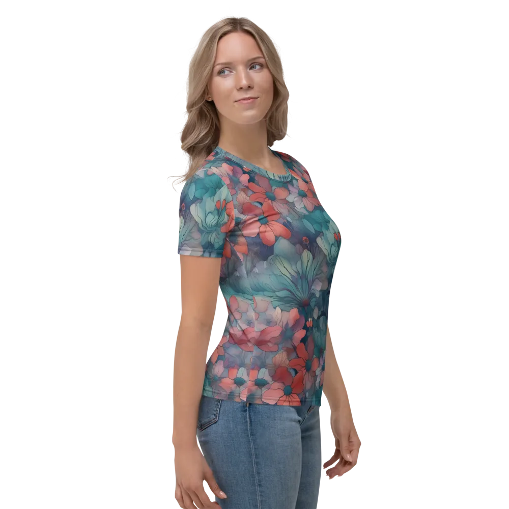 Velvet Botanica on Women's Crew Neck T-Shirt — Right