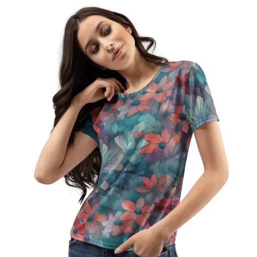 Velvet Botanica on a Women's Crew Neck T-Shirt