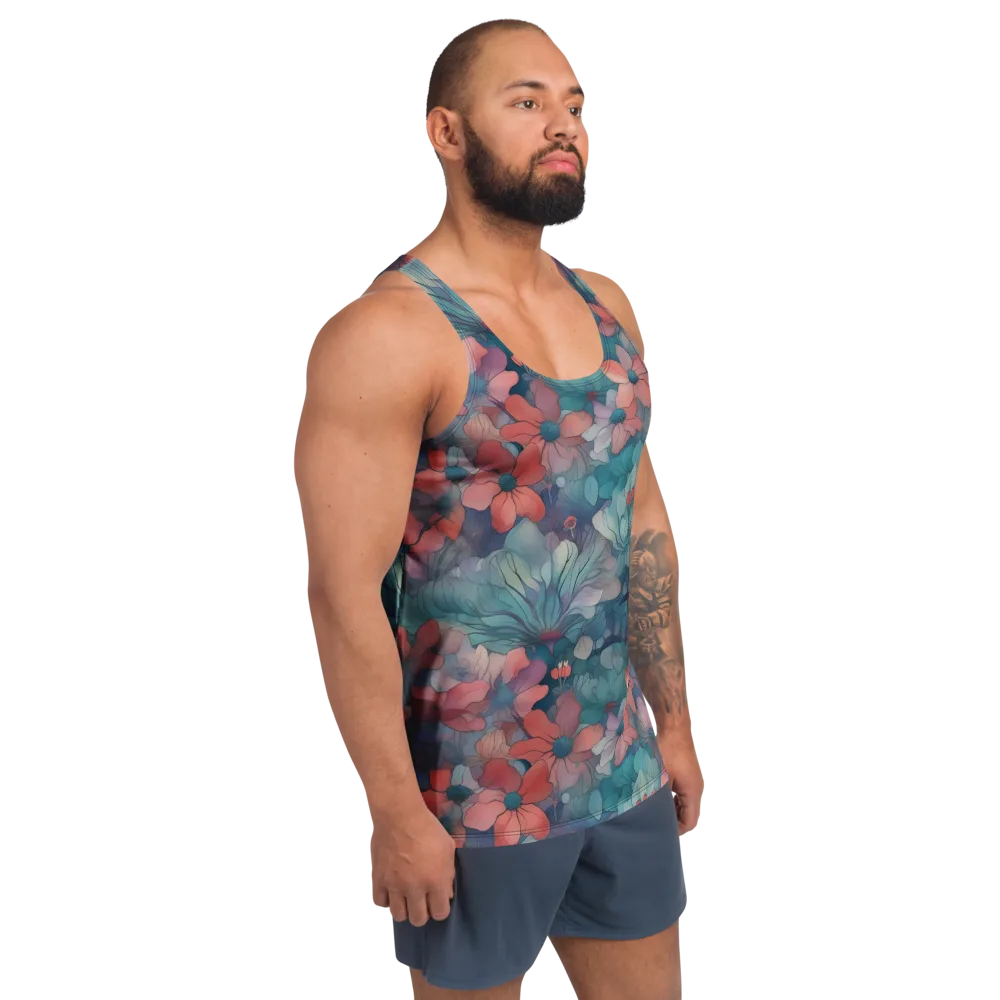 Velvet Botanica on Men's Tank Top — Right Front