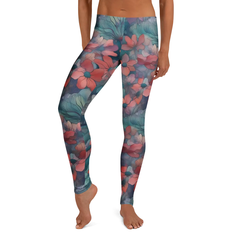 Velvet Botanica on Leggings — Front