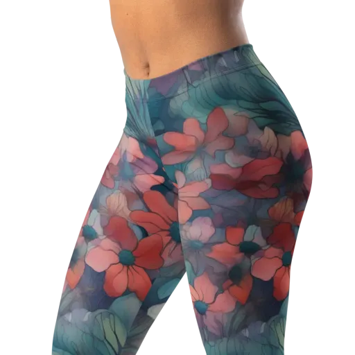 Velvet Botanica on a Leggings