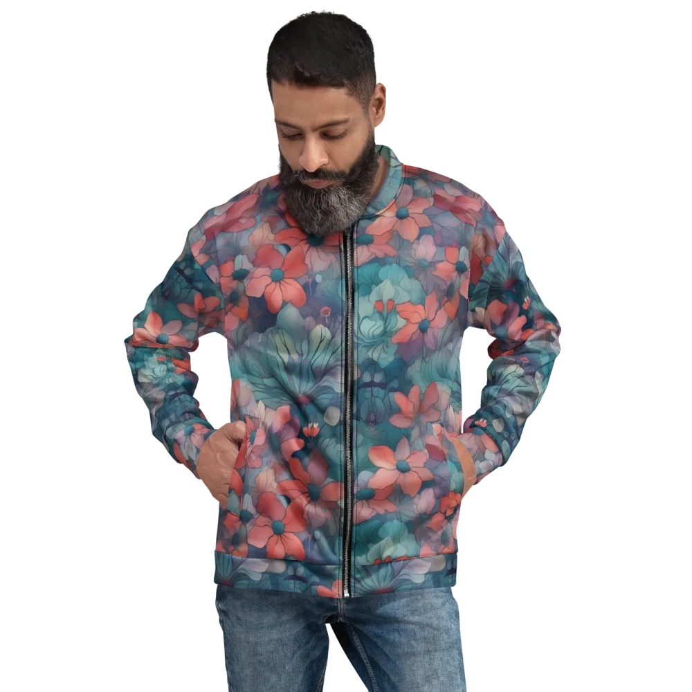 Velvet Botanica on Bomber Jacket — Front