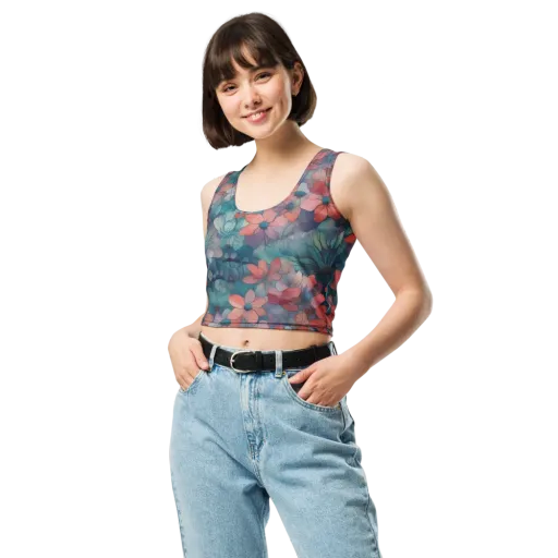 Velvet Botanica on a Crop Top
