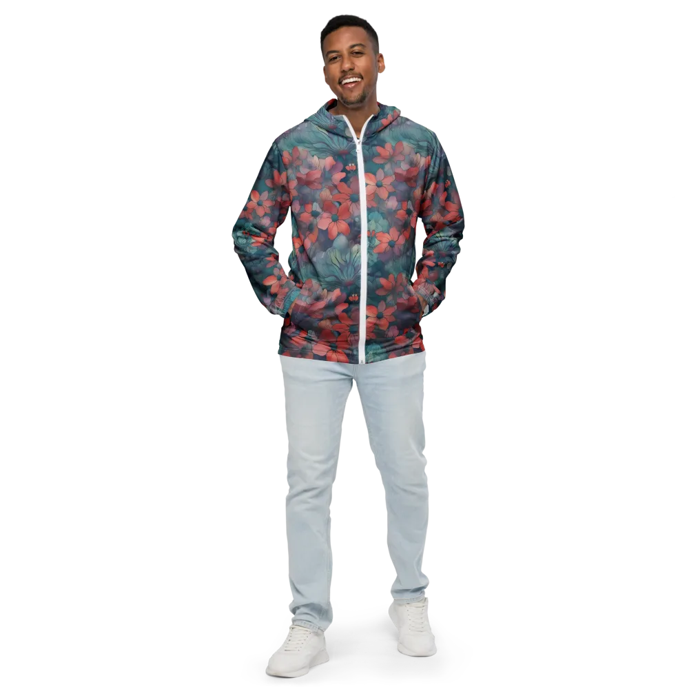 Velvet Botanica on Men's Windbreaker — Front