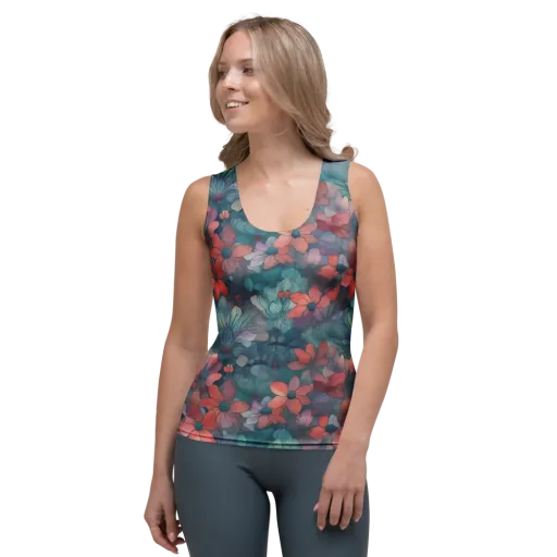 Velvet Botanica on a Women's Tank Top