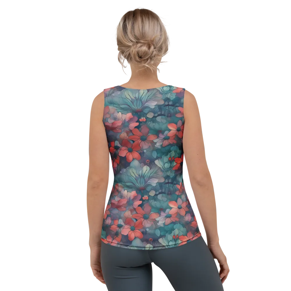 Velvet Botanica on Women's Tank Top — Back