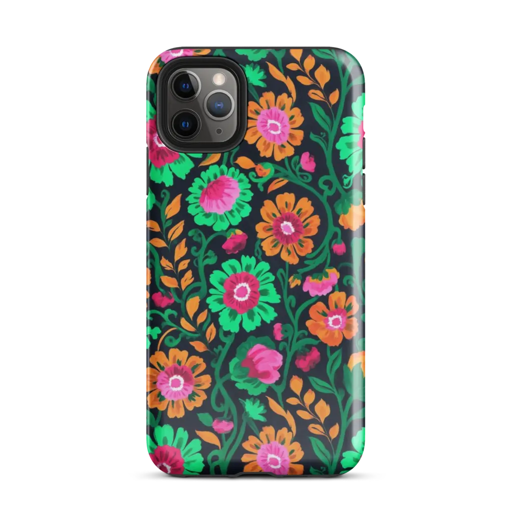 Neon Garden After Dark on Tough Case for iPhone® — Front