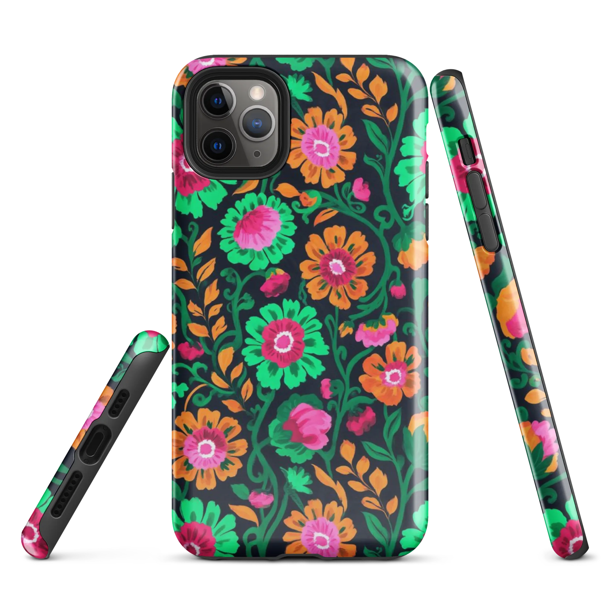 Neon Garden After Dark on Tough Case for iPhone® — Front