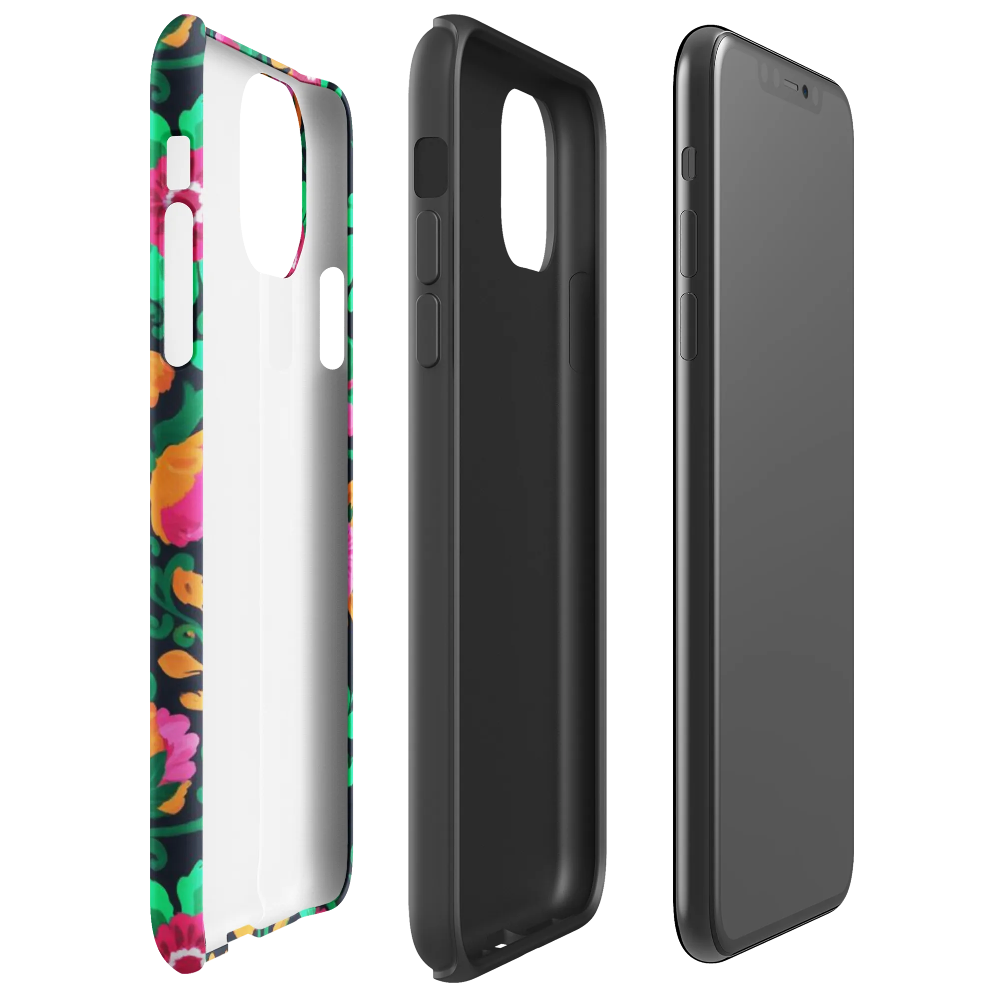 Neon Garden After Dark on Tough Case for iPhone® — Right