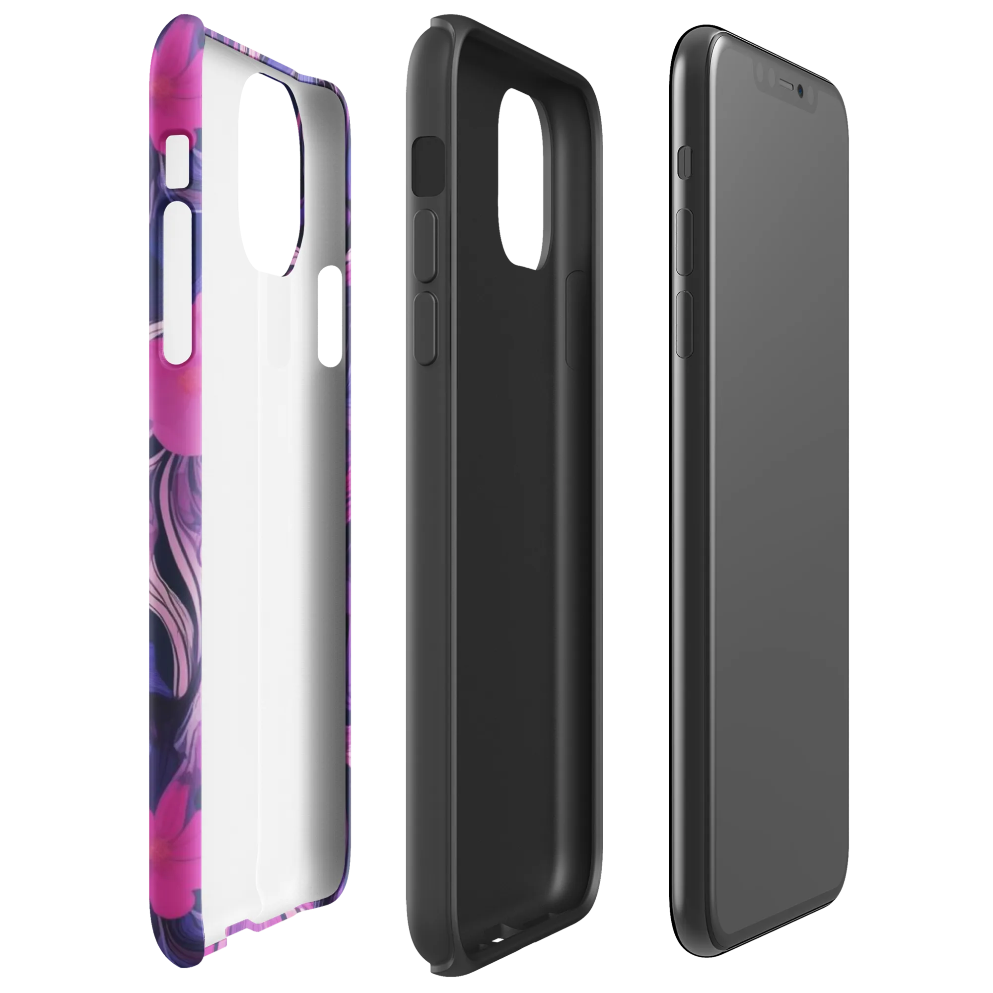 Violet Rapture on Tough Case for iPhone® — Right