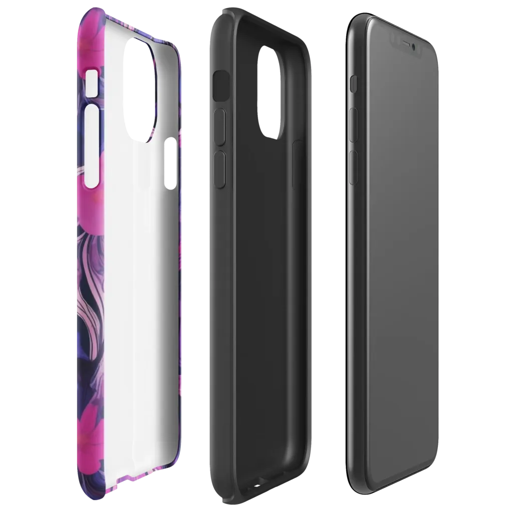 Violet Rapture on Tough Case for iPhone® — Right