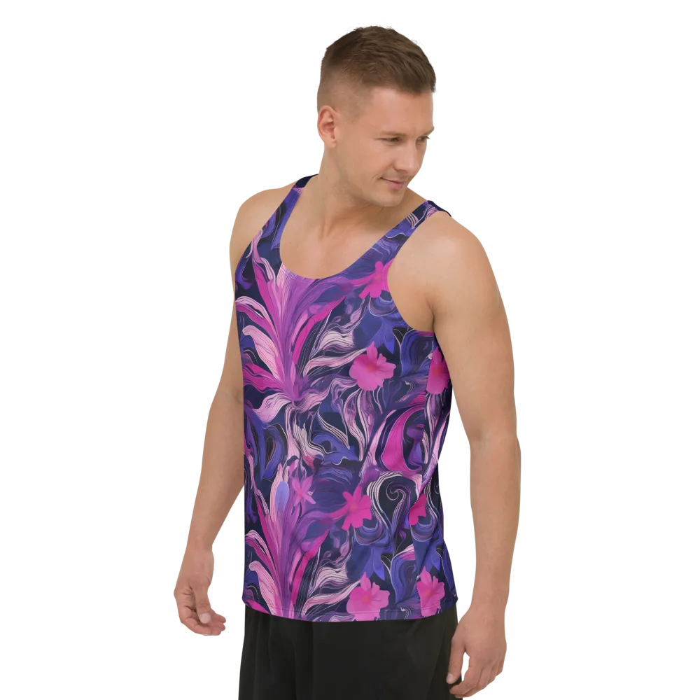 Violet Rapture on Men's Tank Top — Left Front