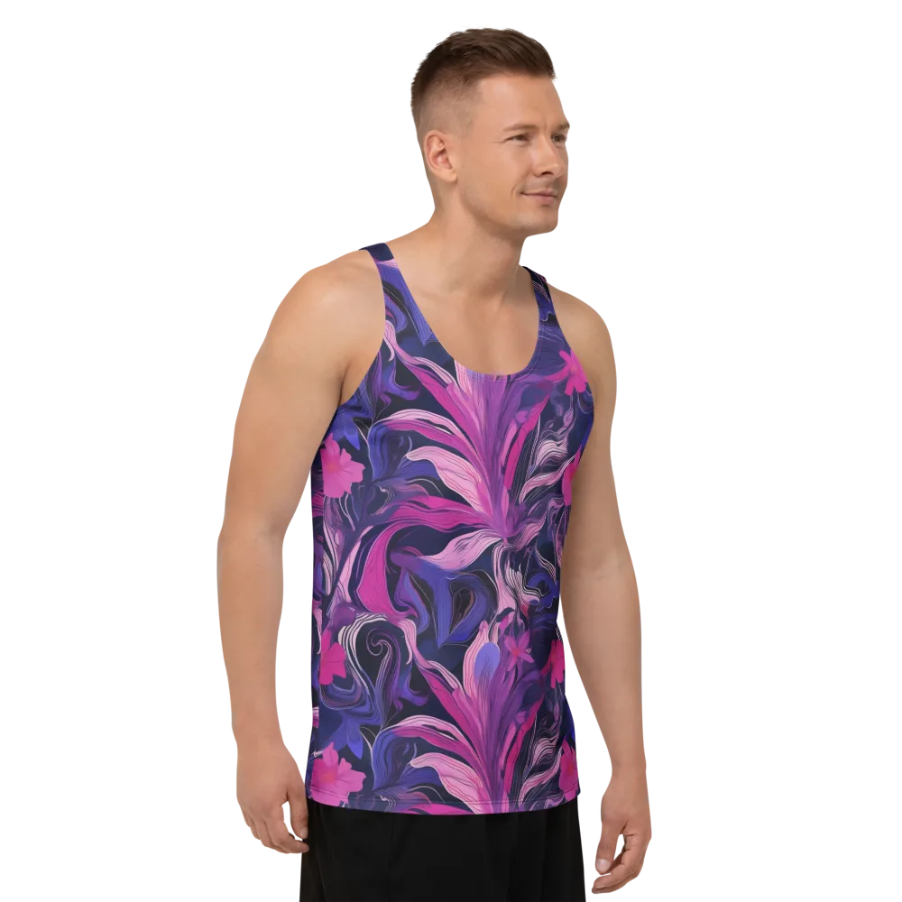 Violet Rapture on Men's Tank Top — Right Front