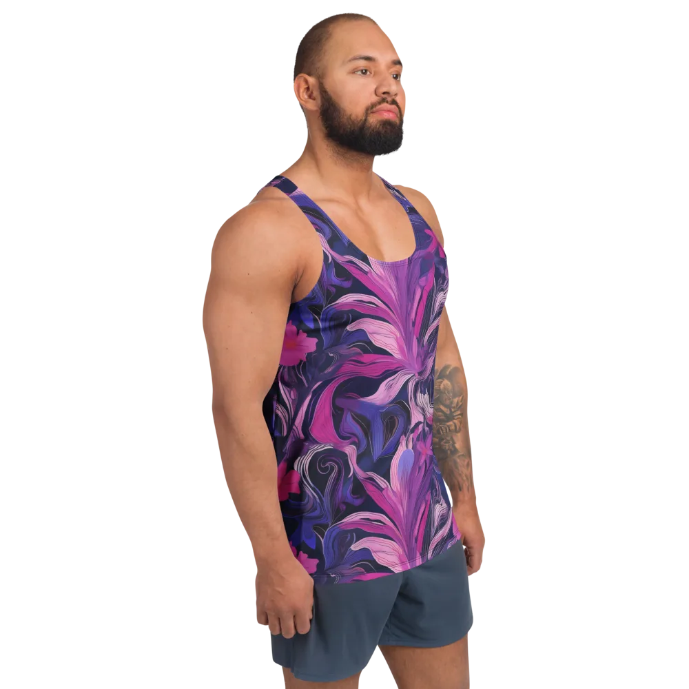 Violet Rapture on Men's Tank Top — Right Front