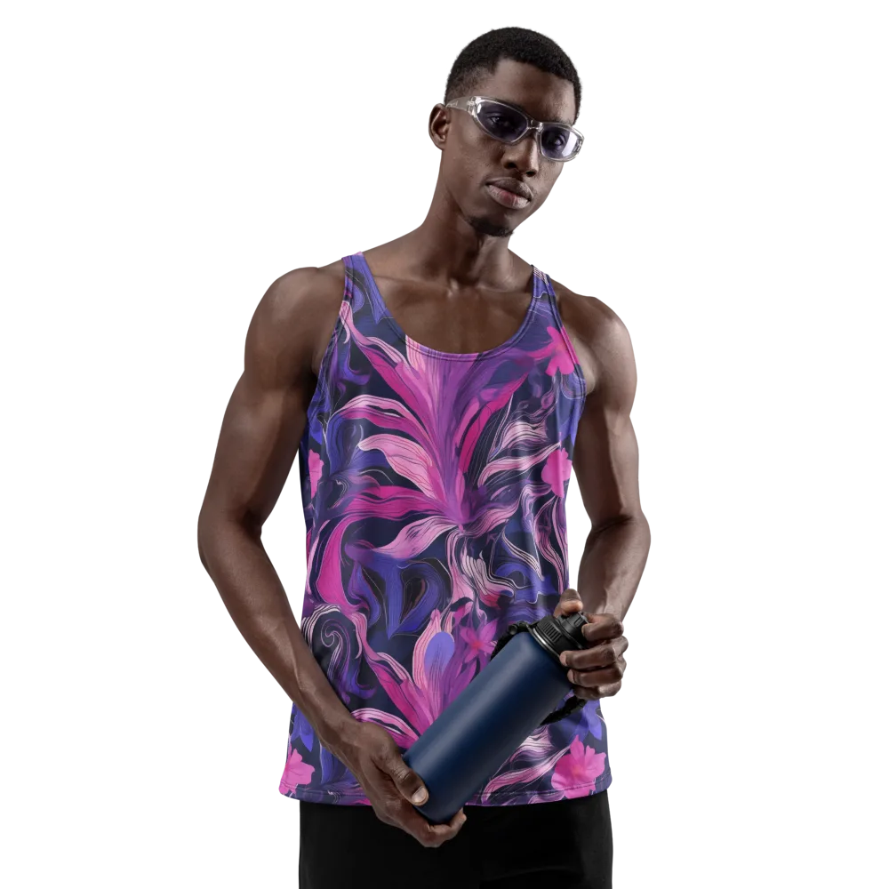 Violet Rapture on Men's Tank Top — Front