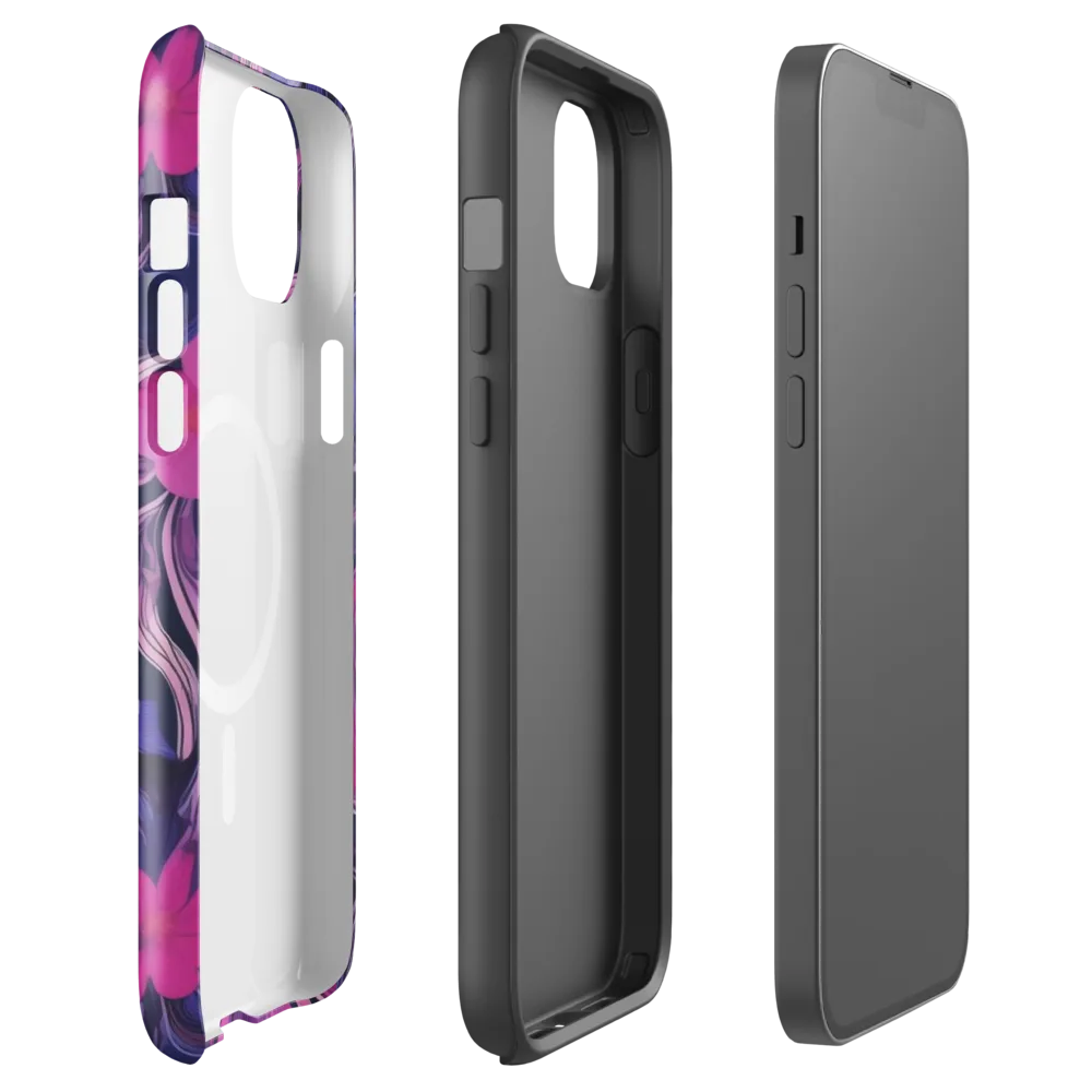 Violet Rapture on MagSafe Tough Case for iPhone® — Front