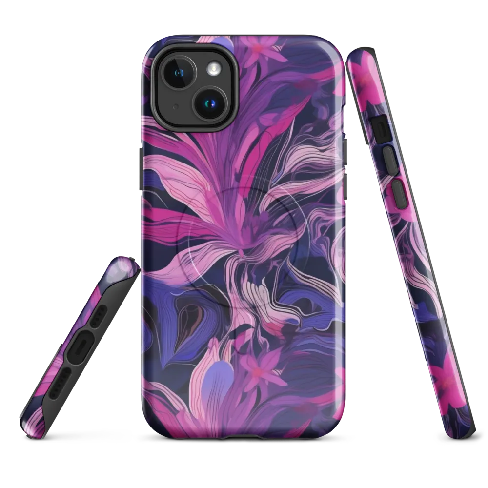 Violet Rapture on MagSafe Tough Case for iPhone® — Front