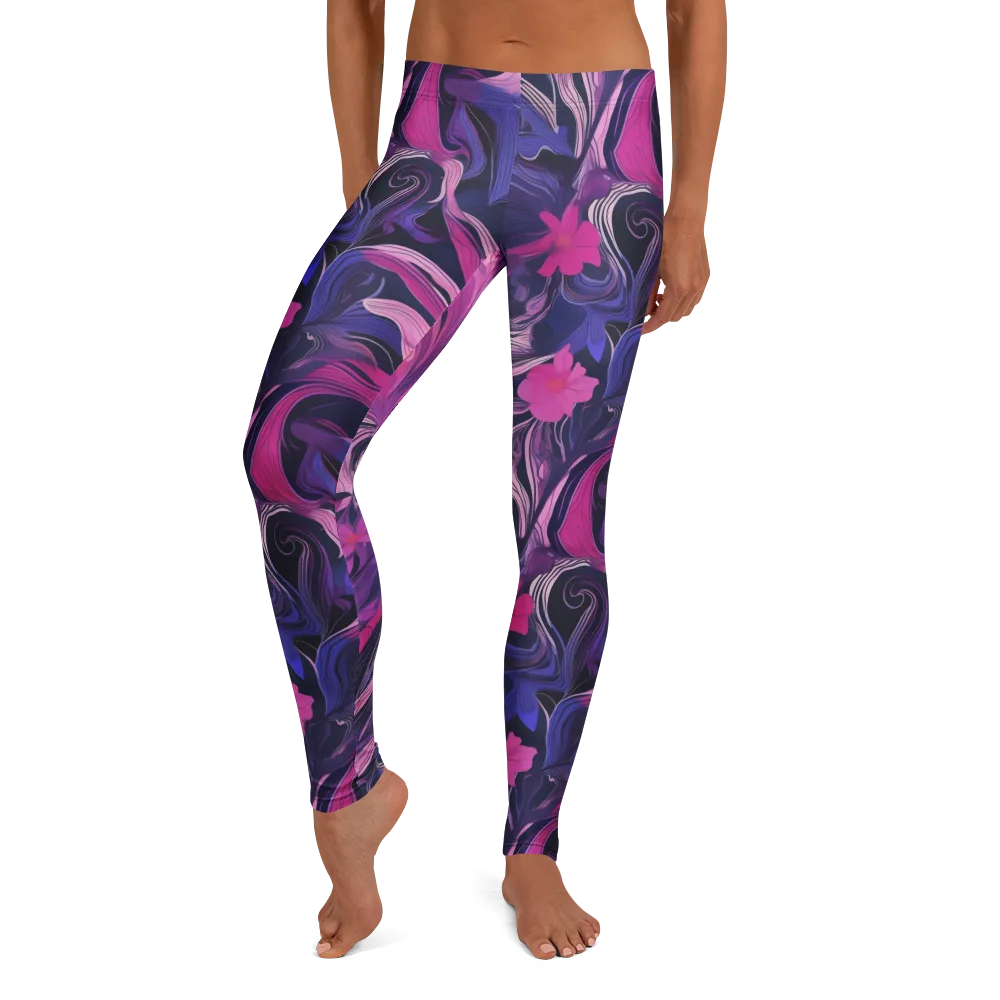Violet Rapture on Leggings — Front