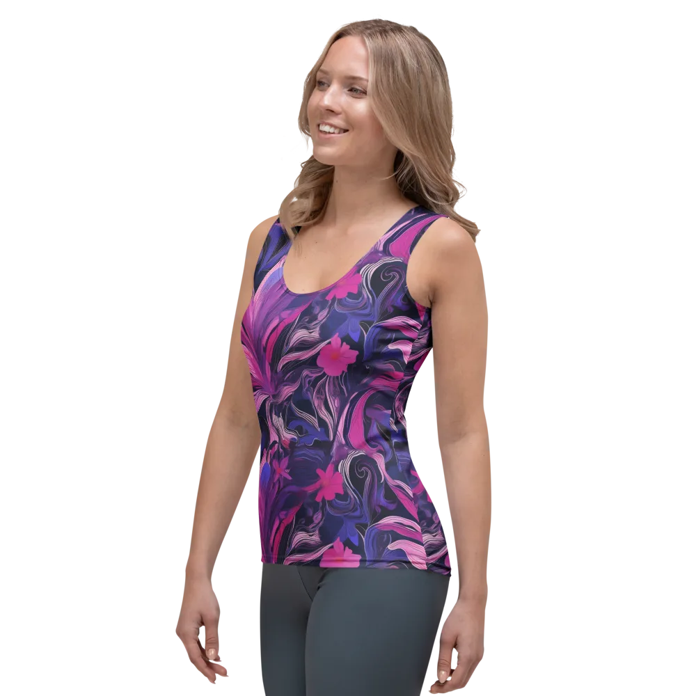 Violet Rapture on Women's Tank Top — Left Front