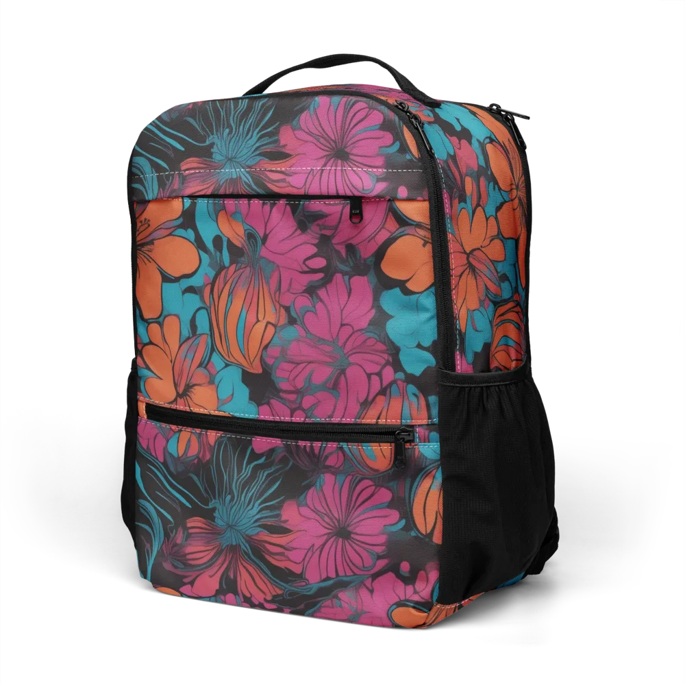 Tropic Static on Utility Backpack — Left Front